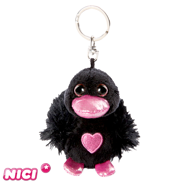 Keychain, black swan