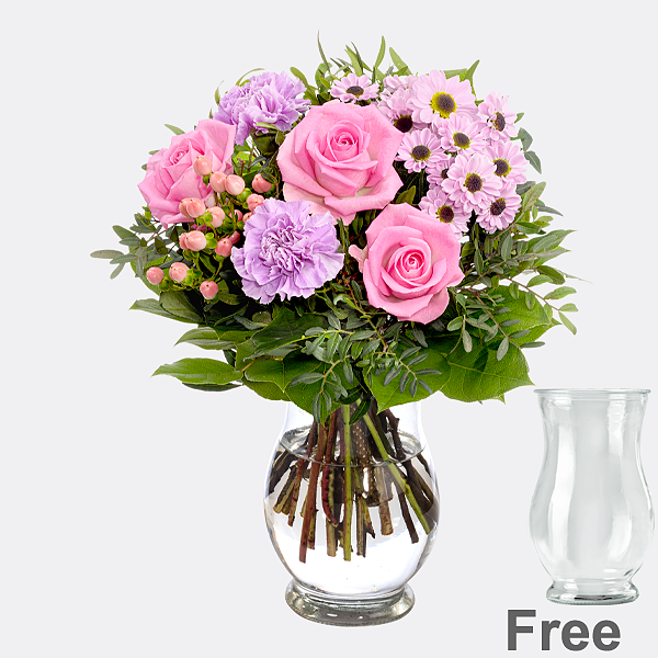 Flower Bouquet Freude with vase