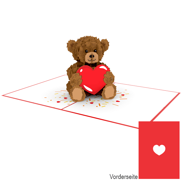 Pop-Up Karte "Teddybär"