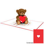 Pop up Surprise Card Teddy bear