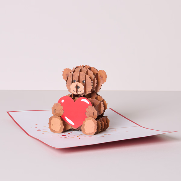 Pop-Up Surprise Card Teddy Bear