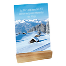 Holzständer für Postkarten - inkl. Vier Jahreszeiten Postkarten