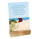 Wooden stand for postcards - incl. Four Seasons postcards