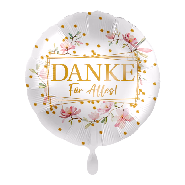 Heliumballon-Geschenk „Danke für Alles!“ Set