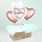 Helium Balloon Gift "Happy Birthday" rose gold