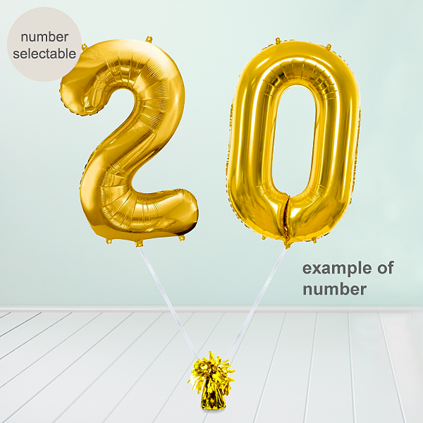 Helium Balloon XXL Numbers