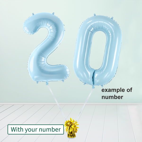 Helium Balloon Gift XXL Numbers