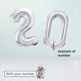Helium Balloon Gift XXL Numbers