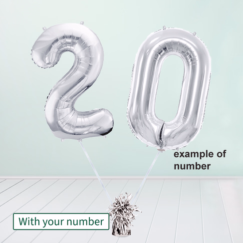 Helium Balloon Gift XXL Numbers