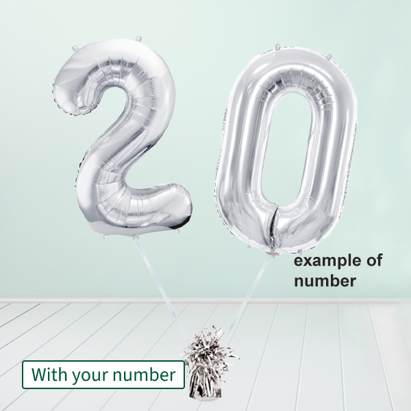 Helium Balloon Gift XXL Numbers