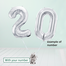 Helium Balloon Gift XXL Numbers