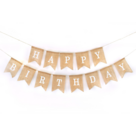 Jute garland "Happy Birthday"