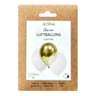 schimmernde Luftballons Chrom und Gold