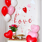 Party decoration heart shapes
