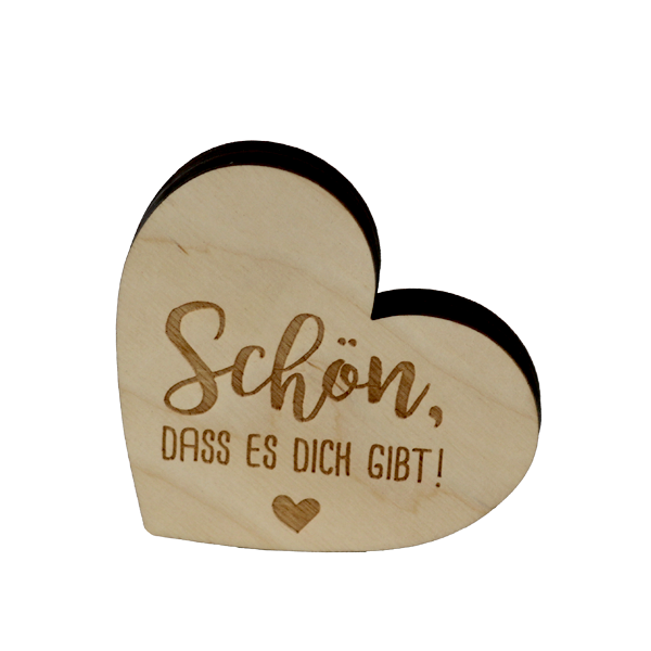 Tischdekoration "Schön, dass es Dich gibt"