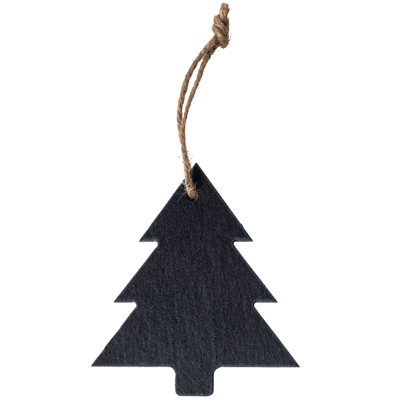 Adventsschmuck Schiefer Anhänger Weihnachtsbaum