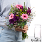 Blumenstrauß Ambiente mit Vase