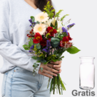 Blumenstrauß Blütenzauber mit Vase