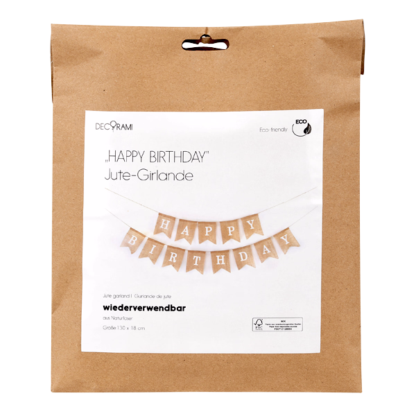 Girlande "Happy Birthday"