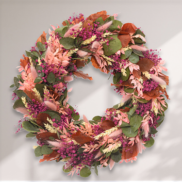 Dried flower wreath Herbstromanze