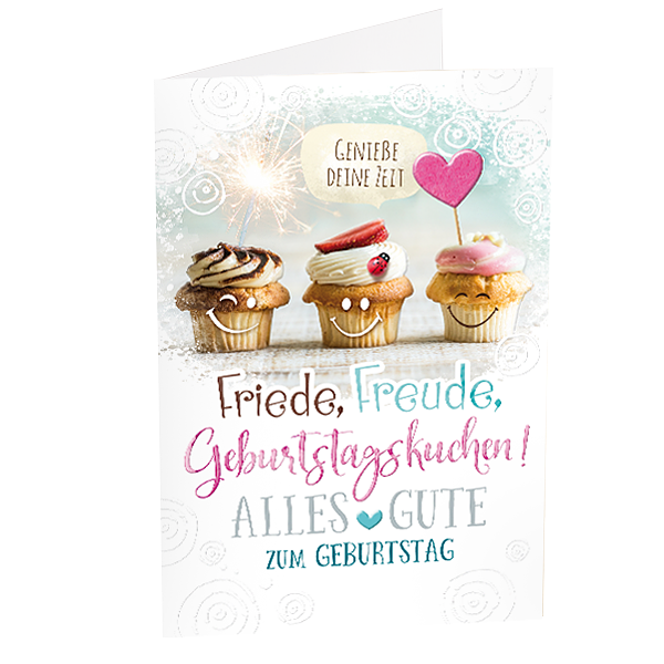 Birthday card "Muffin"