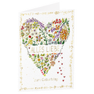 Motif card heart