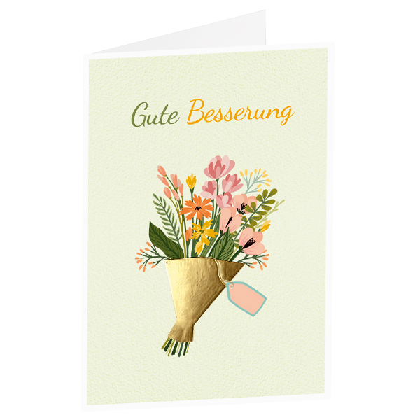 Motivkarte "Gute Besserung"