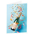 Motivkarte Glückwunsch Sekt