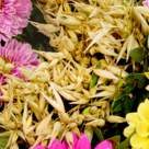 Blumenstrauß Herbstfrische mit Vase