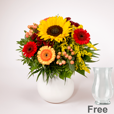 Flower Bouquet Herbstfest with vase