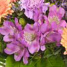 Blumenstrauß Herbstlaune mit Vase