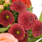 Blumenstrauß Herbsttanz mit Vase & Ferrero Raffaello