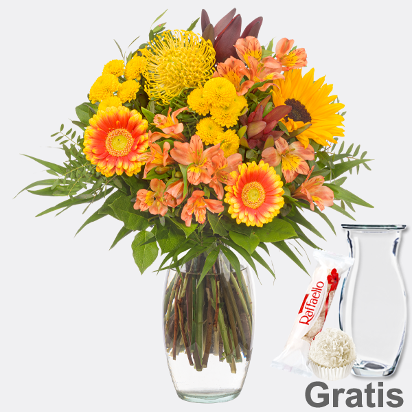 Blumenstrauß Sonnenbad
