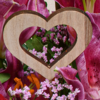 Herbststrauß für Oma mit Vase & Teaballs & Ferrero Giotto 3er