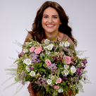 Premiumstrauß Helena mit Premiumvase
