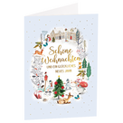 Motivkarte "schöne Weihnachten und ein glückliches neues Jahr"