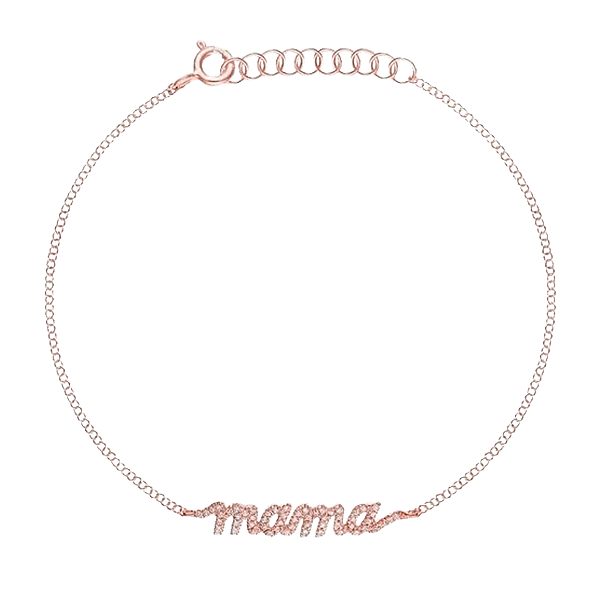"Mama" Bracelet rosé