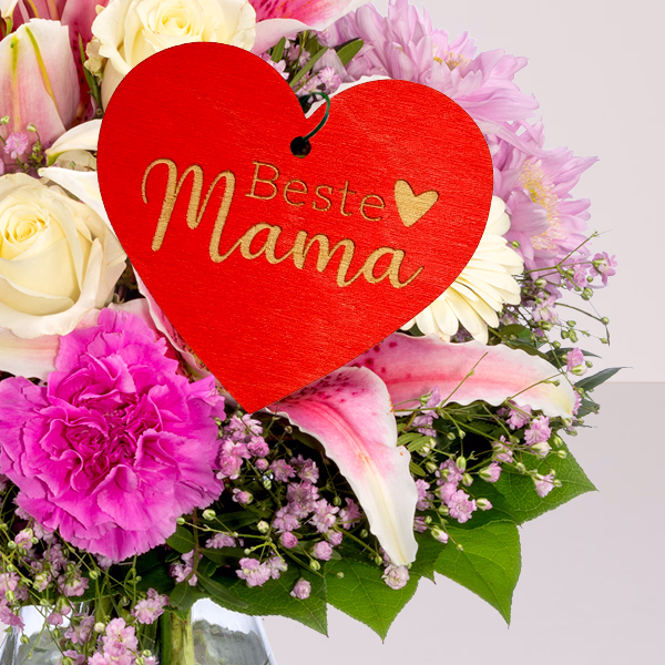 Blumenstecker „Beste Mama“