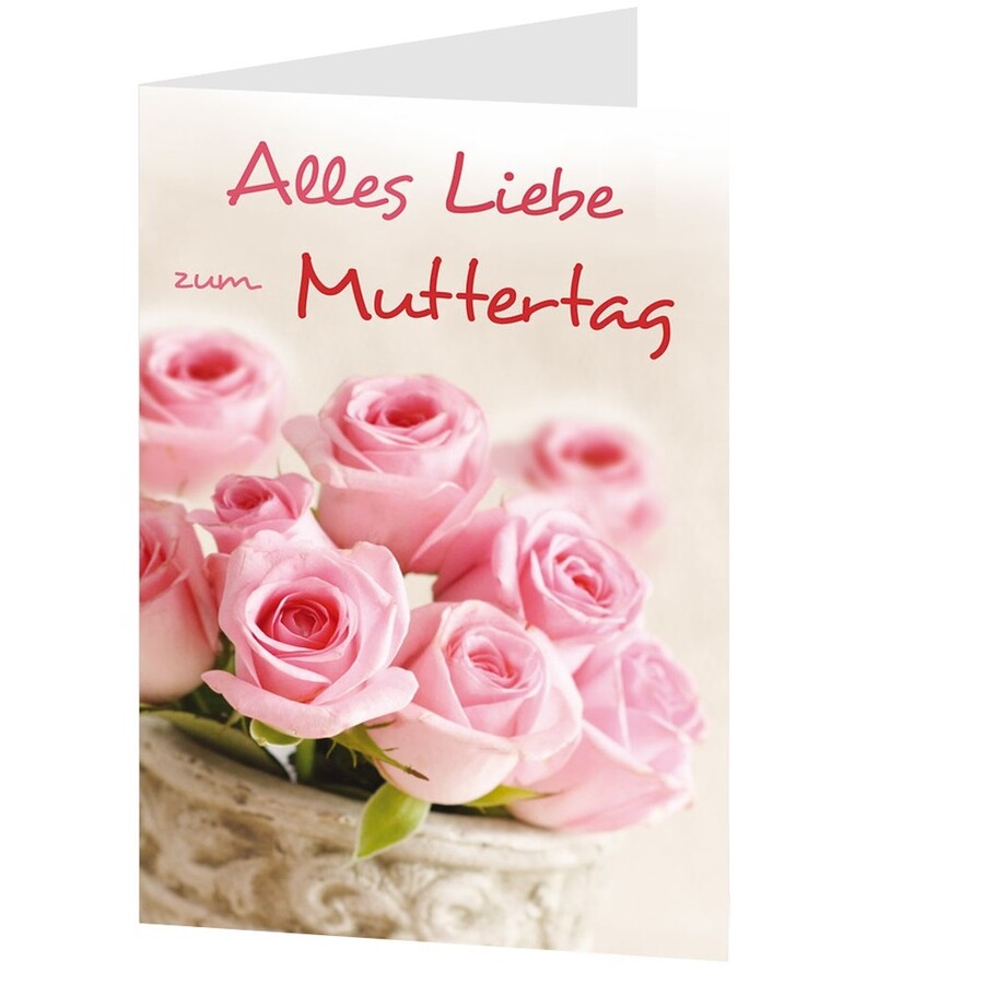 Grußkarte "Alles Liebe zum Muttertag"
