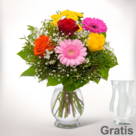 Blumenstrauß Kleine Freude mit Vase