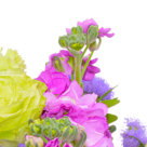 Flower Bouquet Farbenfroh with vase & Ferrero Raffaello