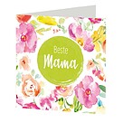 Quadratische Grußkarte "Beste Mama"