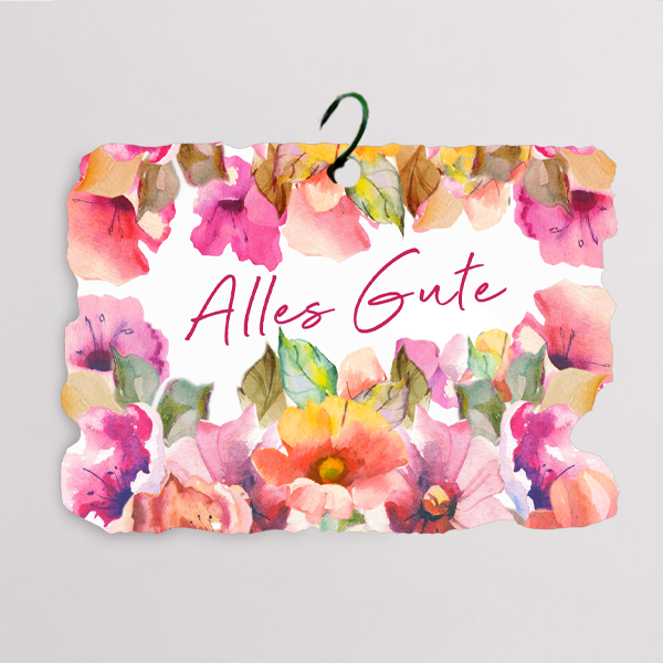 Flowercard „Alles Gute“