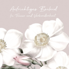 Motivkarte "Aufrichtiges Beileid"