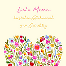 Greeting card "Liebe Mama, alles Gute zum Geburtstag"