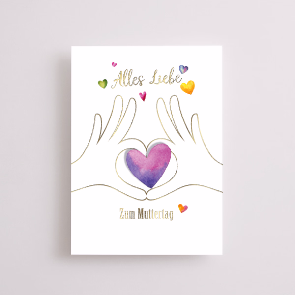 Motivkarte „Alles Liebe Zum Muttertag“