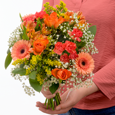 freshly tied Flower Bouquet Sommerfreude