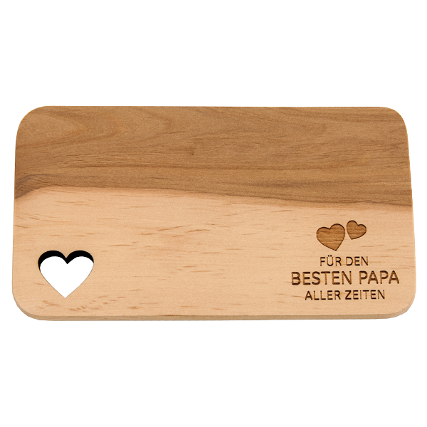 Breakfast Cutting Board "Für den besten Papa aller Zeiten"