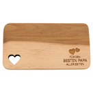 Breakfast Cutting Board "Für den besten Papa aller Zeiten"