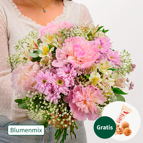 Blumenmix Sommerflirt mit Ferrero Giotto 3er